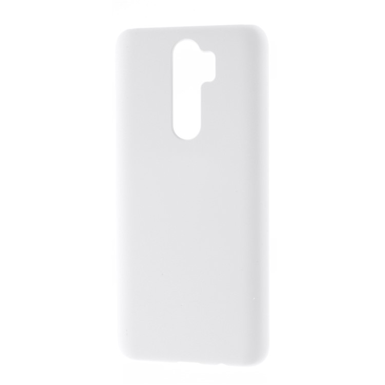 Rubberized Hard PC Case Cover for Xiaomi Redmi Note 8 Pro - White-2