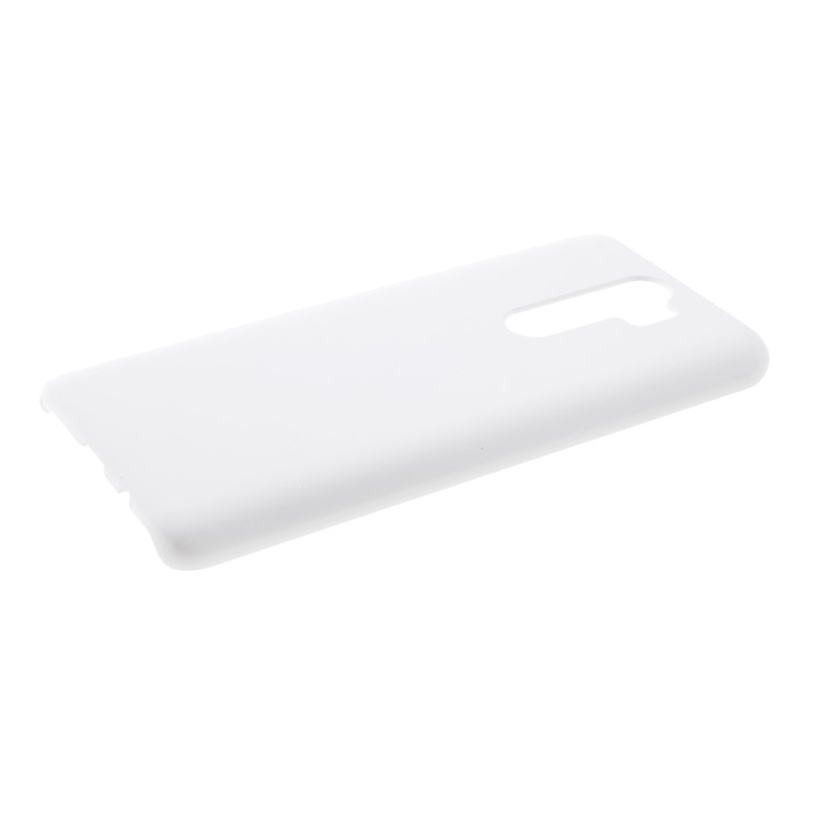 Cubierta de Caja de PC Dura de Goma Para Xiaomi Redmi Note 8 Pro - Blanco