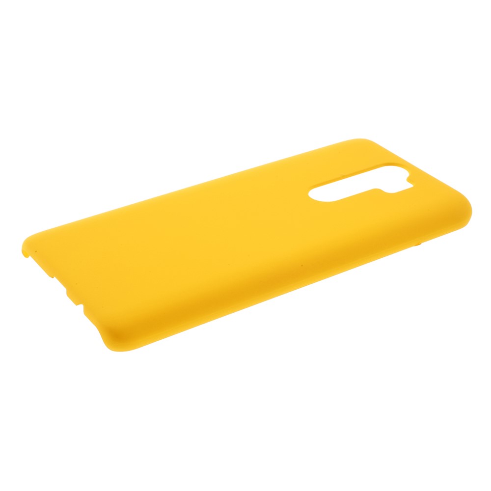 Coperchio Per PC Duro Gommatizzato Per Xiaomi Redmi Note 8 Pro - Giallo-4