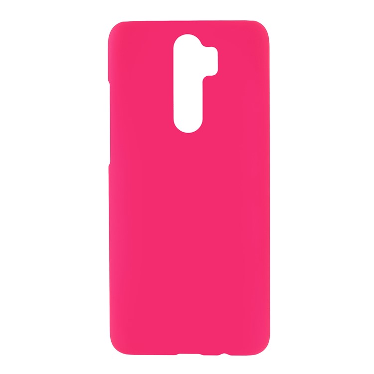 Rubberized Hard PC Case Cover for Xiaomi Redmi Note 8 Pro - Rose-1