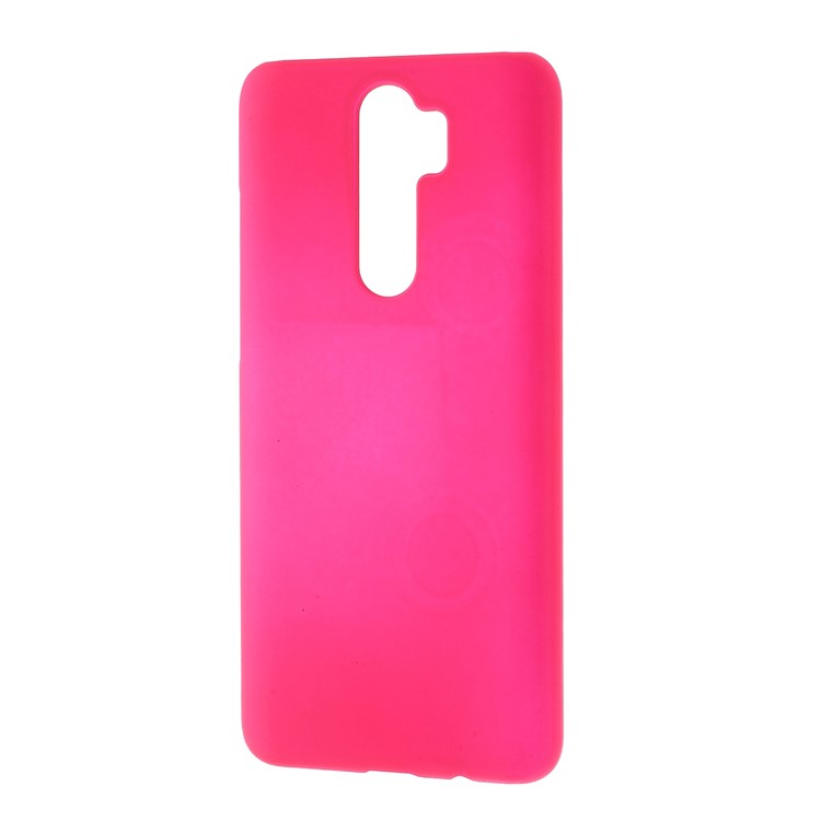 Rubberized Hard PC Case Cover for Xiaomi Redmi Note 8 Pro - Rose-2