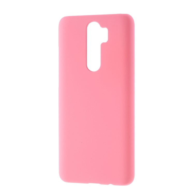 Rubberized Hard PC Case Cover for Xiaomi Redmi Note 8 Pro - Pink-2