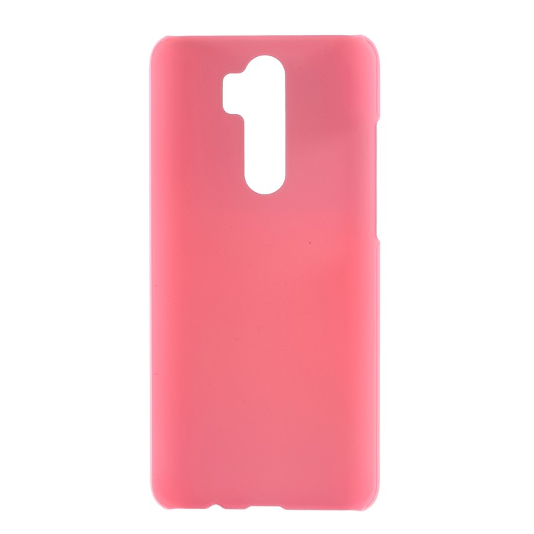 Rubberized Hard PC Case Cover for Xiaomi Redmi Note 8 Pro - Pink-3