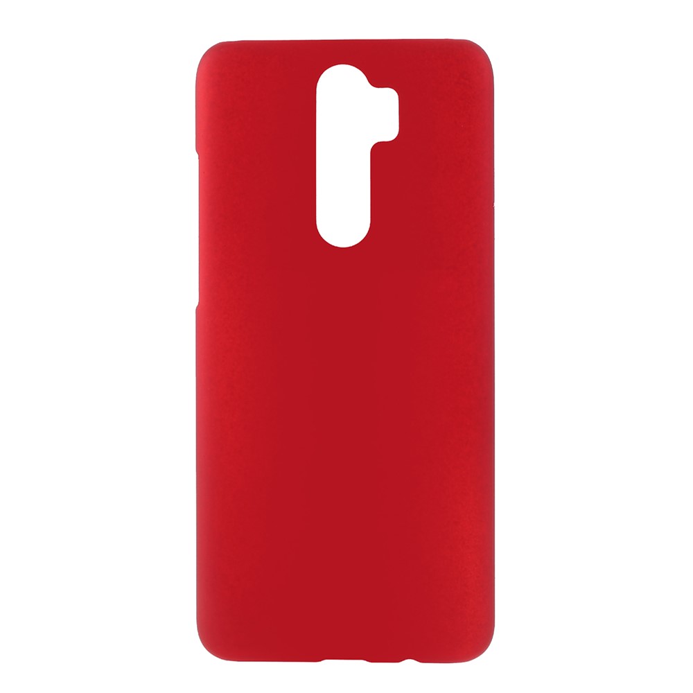 Rubberized Hard PC Case Cover for Xiaomi Redmi Note 8 Pro - Red-1