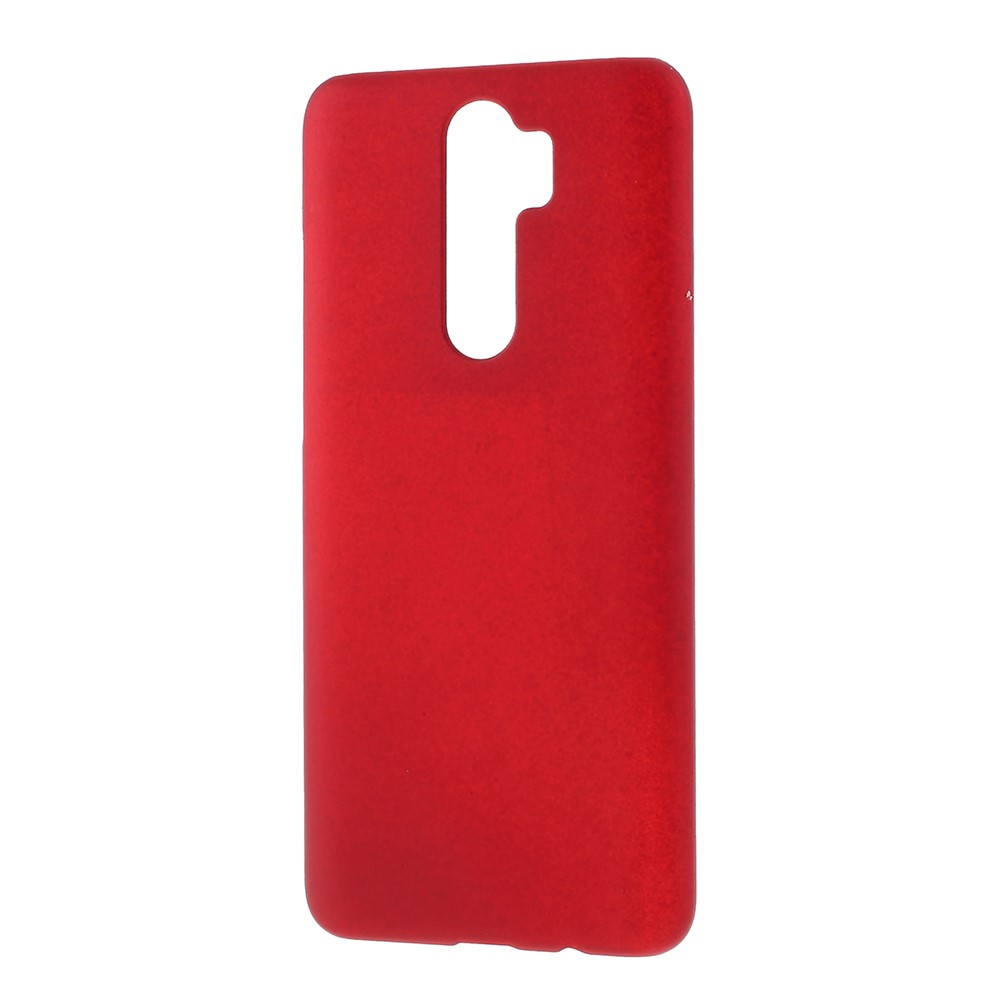 Rubberized Hard PC Case Cover for Xiaomi Redmi Note 8 Pro - Red-2