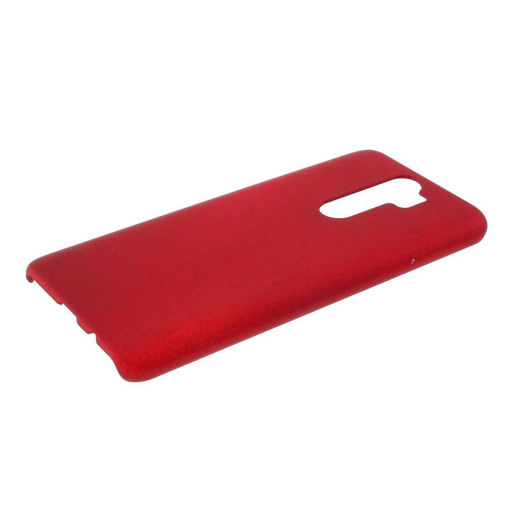 Rubberized Hard PC Case Cover for Xiaomi Redmi Note 8 Pro - Red-4