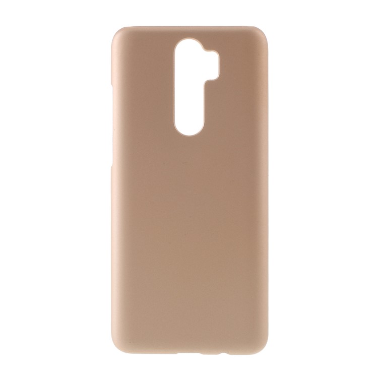 Rubberized Hard PC Case Cover for Xiaomi Redmi Note 8 Pro - Gold-1