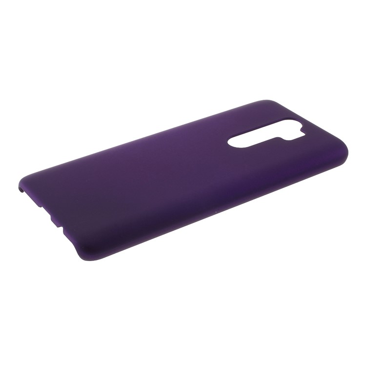 Rubberized Hard PC Case Cover for Xiaomi Redmi Note 8 Pro - Purple-4
