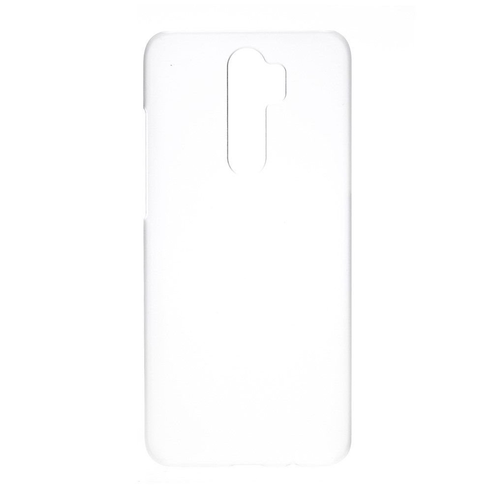 Rubberized Hard PC Case Cover for Xiaomi Redmi Note 8 Pro - Transparent-1