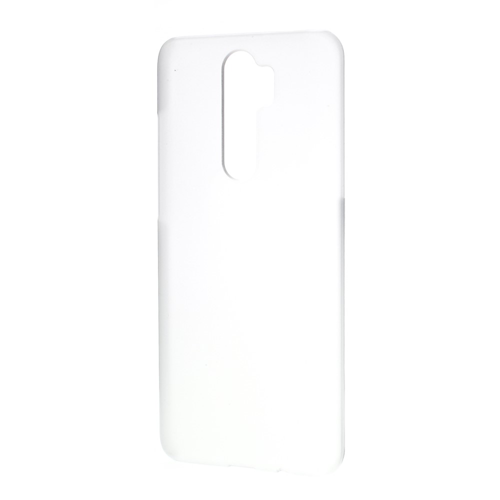 Rubberized Hard PC Case Cover for Xiaomi Redmi Note 8 Pro - Transparent-2