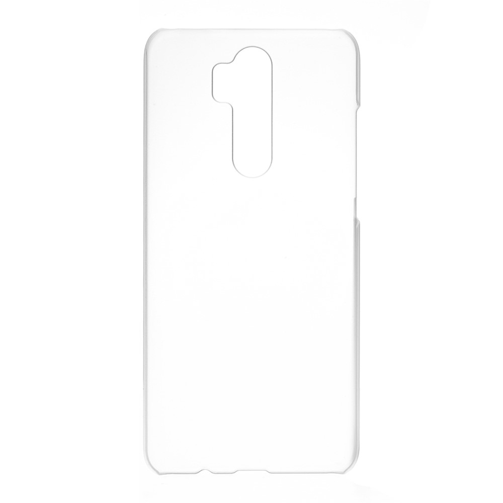 Rubberized Hard PC Case Cover for Xiaomi Redmi Note 8 Pro - Transparent-3