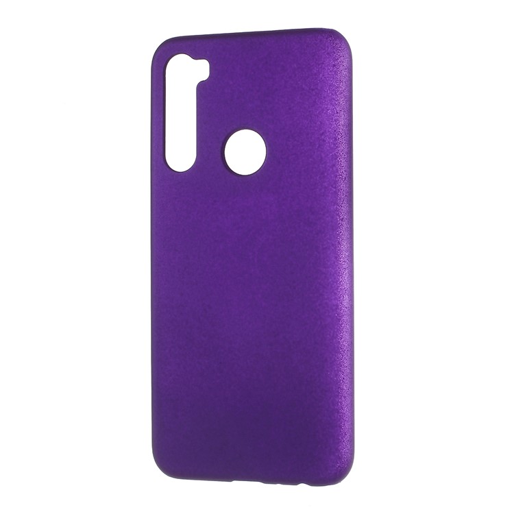 Rubberized Hard Plastic Case for Xiaomi Redmi Note 8 - Purple-2