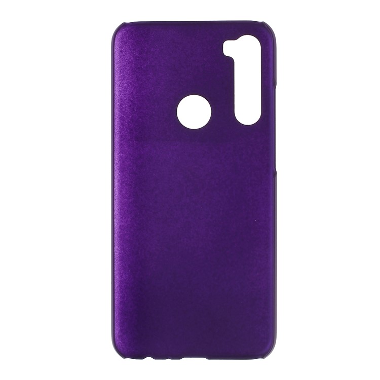 Rubberized Hard Plastic Case for Xiaomi Redmi Note 8 - Purple-3