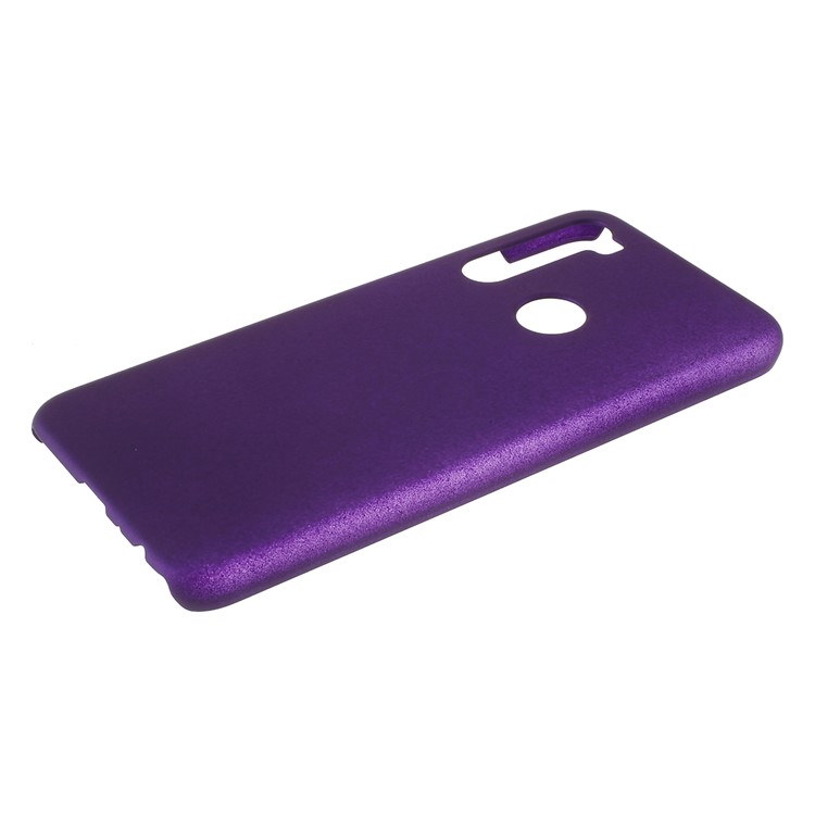 Rubberized Hard Plastic Case for Xiaomi Redmi Note 8 - Purple-4