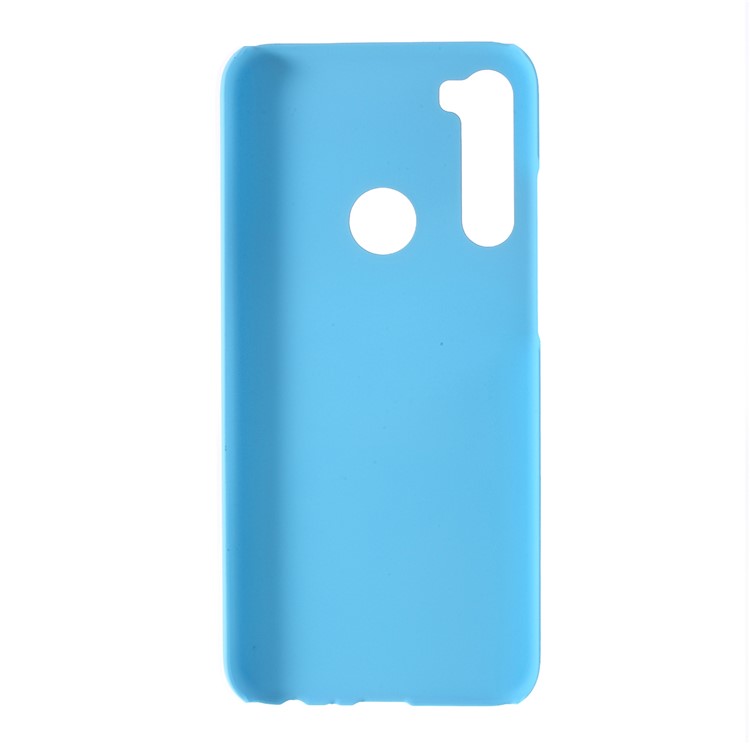Rubberized Hard Plastic Case for Xiaomi Redmi Note 8 - Baby Blue-3