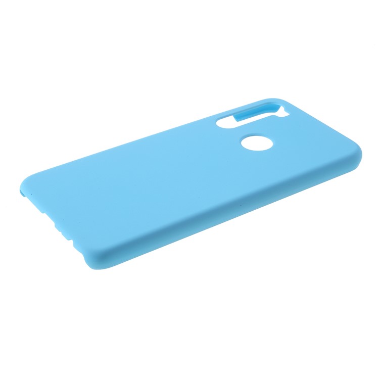 Rubberized Hard Plastic Case for Xiaomi Redmi Note 8 - Baby Blue-4