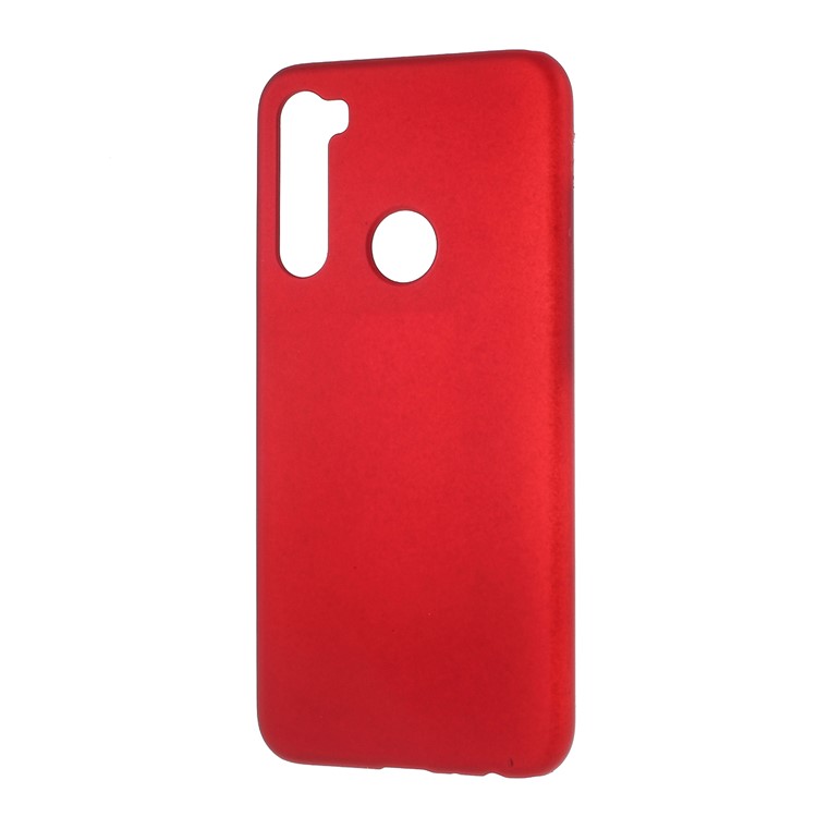 Rubberized Hard Plastic Case for Xiaomi Redmi Note 8 - Red-2