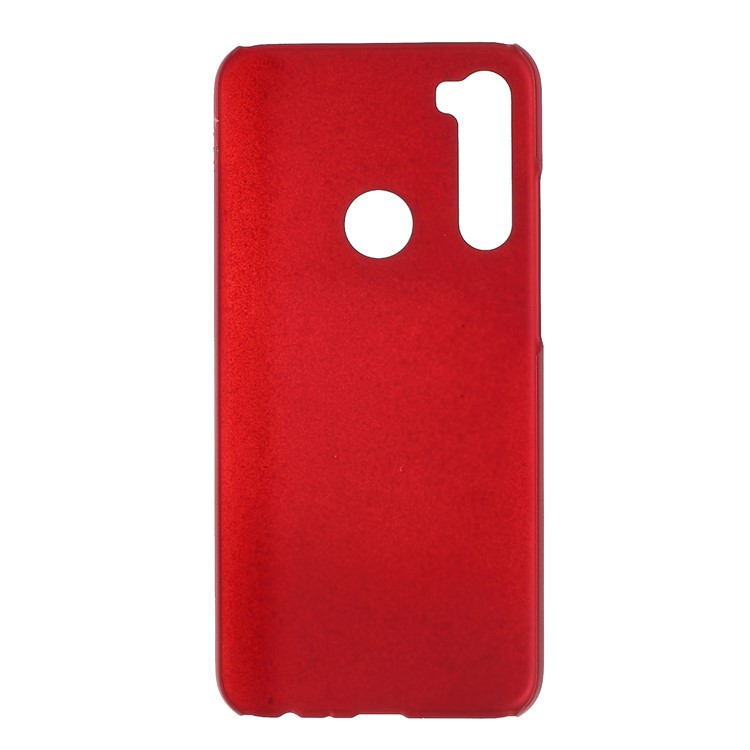 Rubberized Hard Plastic Case for Xiaomi Redmi Note 8 - Red-3