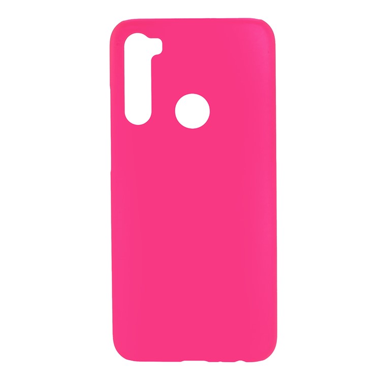 Rubberized Hard Plastic Case for Xiaomi Redmi Note 8 - Rose-1