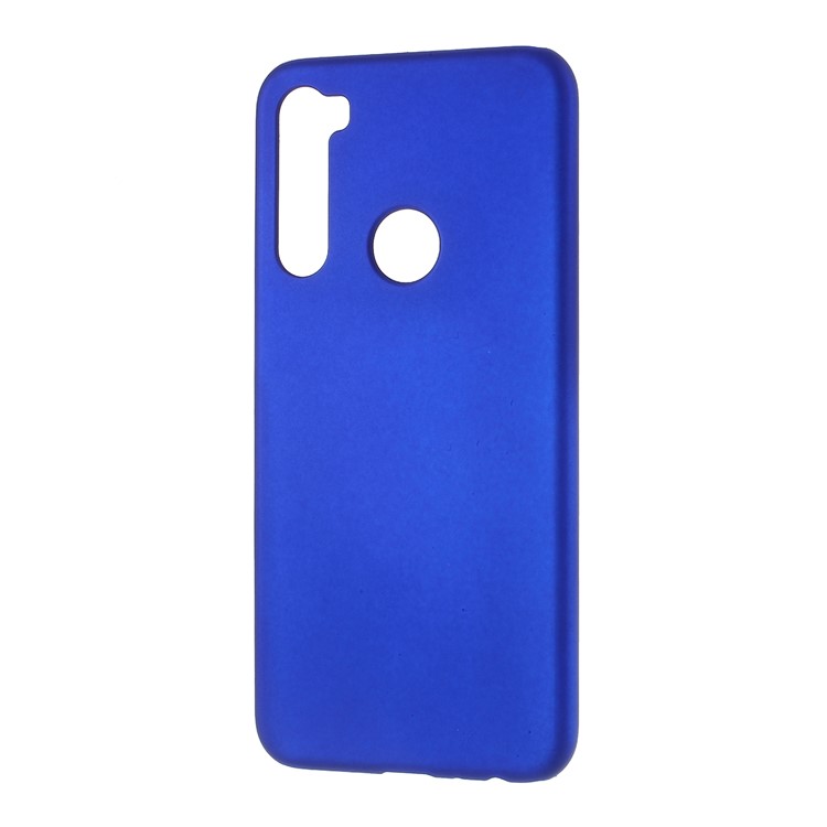 Rubberized Hard Plastic Case for Xiaomi Redmi Note 8 - Dark Blue-2
