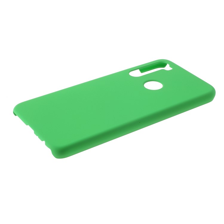 Rubberized Hard Plastic Case for Xiaomi Redmi Note 8 - Green-4