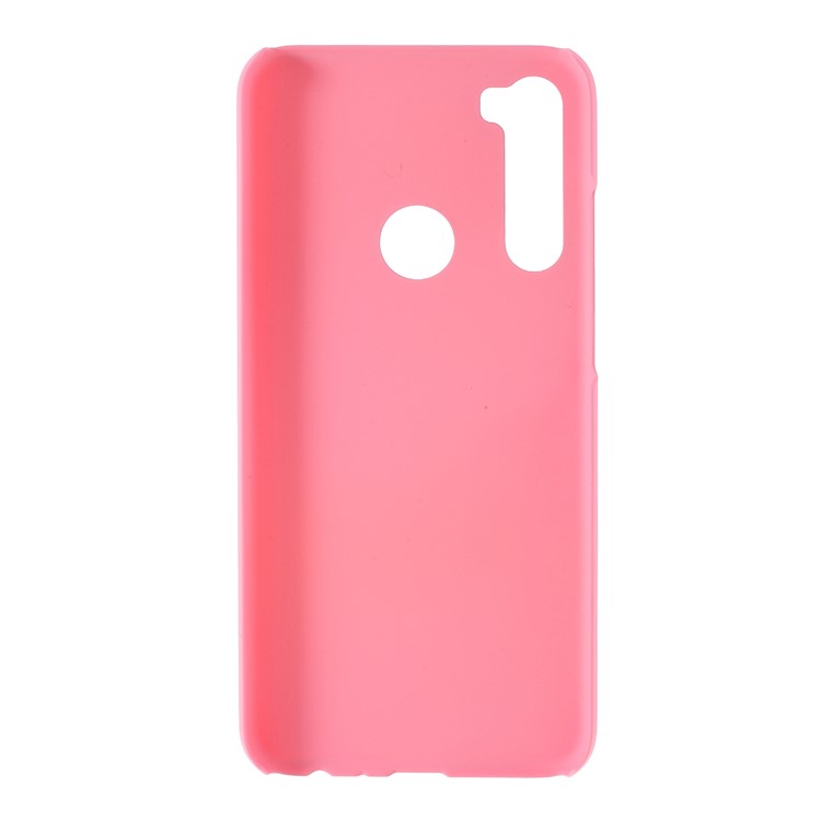 Rubberized Hard Plastic Case for Xiaomi Redmi Note 8 - Pink-3