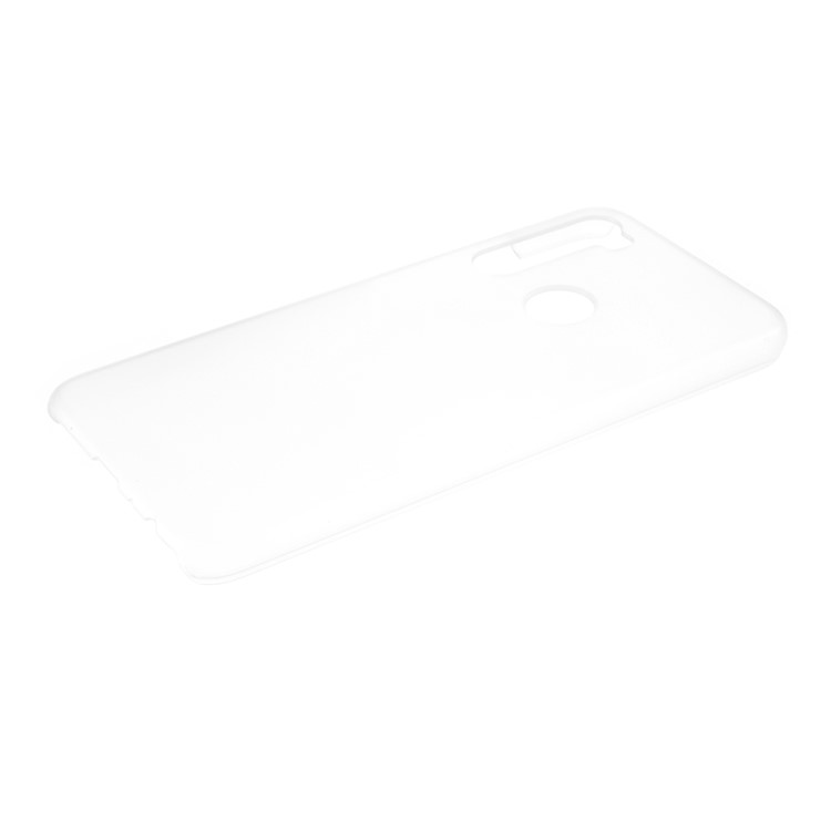 Rubberized Hard Plastic Case for Xiaomi Redmi Note 8 - Transparent-4