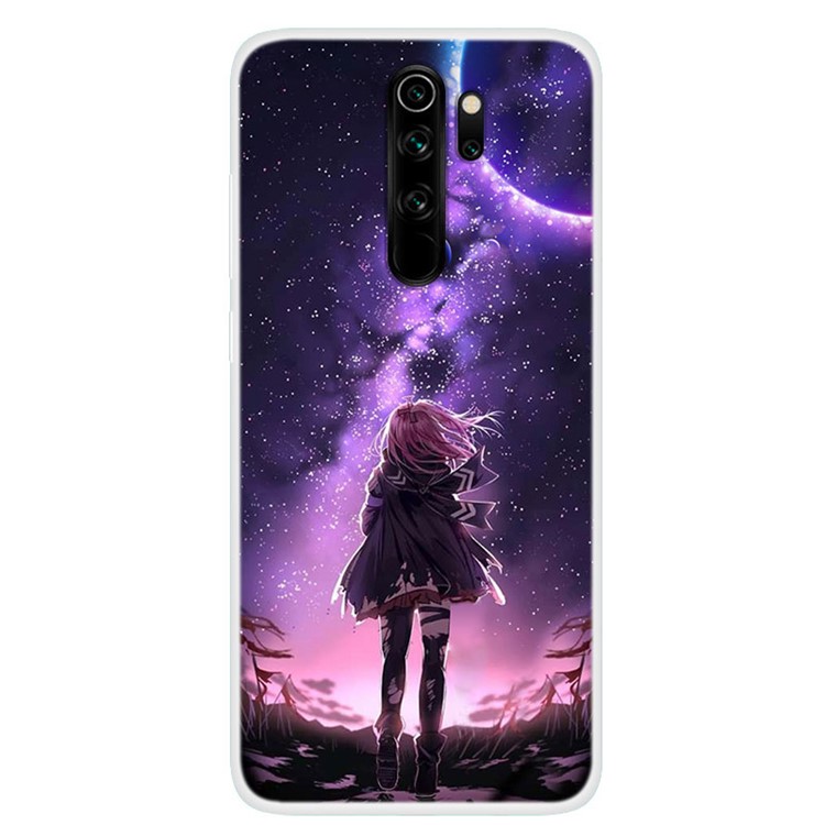 Pattern Printing TPU Case for Xiaomi Redmi Note 8 Pro - Beauty Pattern-1