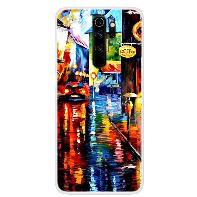 Pattern Printing TPU Case for Xiaomi Redmi Note 8 Pro - Oil Painting-1