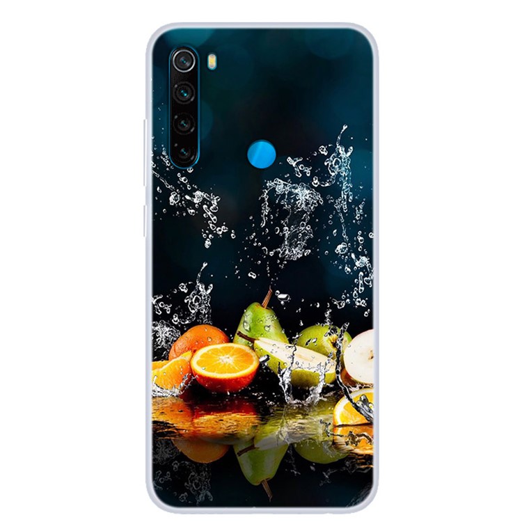 Pattern Printing TPU Case for Xiaomi Redmi Note 8 - Fruits-1