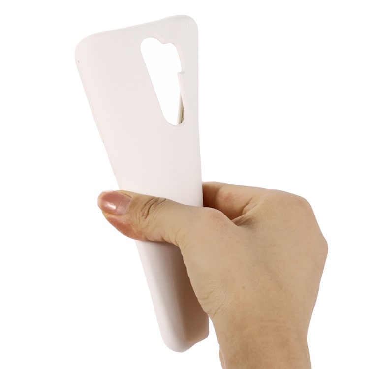 Liquid Silicone Stylish Casing for Xiaomi Redmi Note 8 Pro - White-3