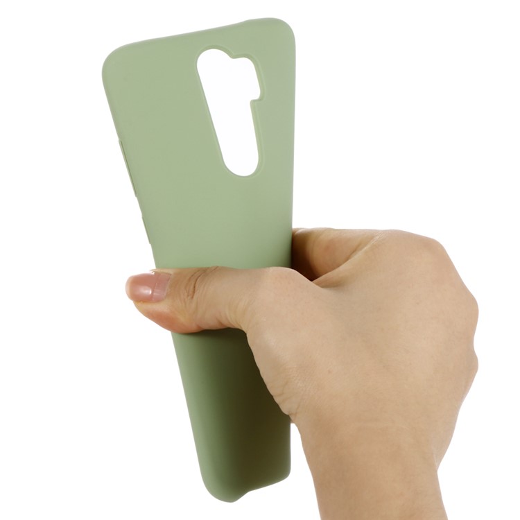 Liquid Silicone Stylish Casing for Xiaomi Redmi Note 8 Pro - Green-3