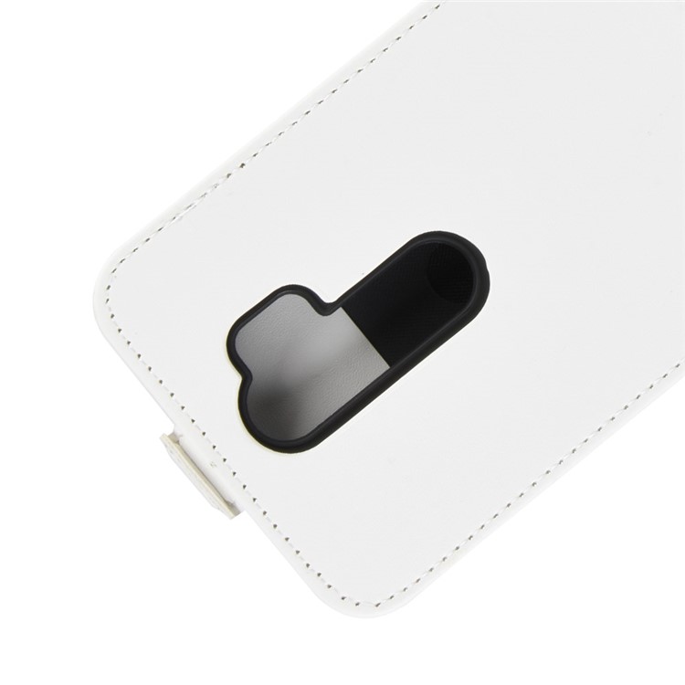 Crazy Horse Vertical Flip Leather Phone Shell with Card Holder for Xiaomi Redmi Note 8 Pro - White-2