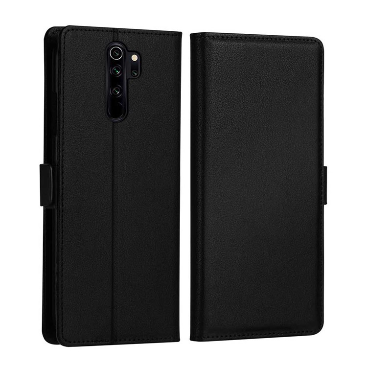 DZGOGO Milo Series Leather Wallet Case for Xiaomi Redmi Note 8 Pro - Black-1