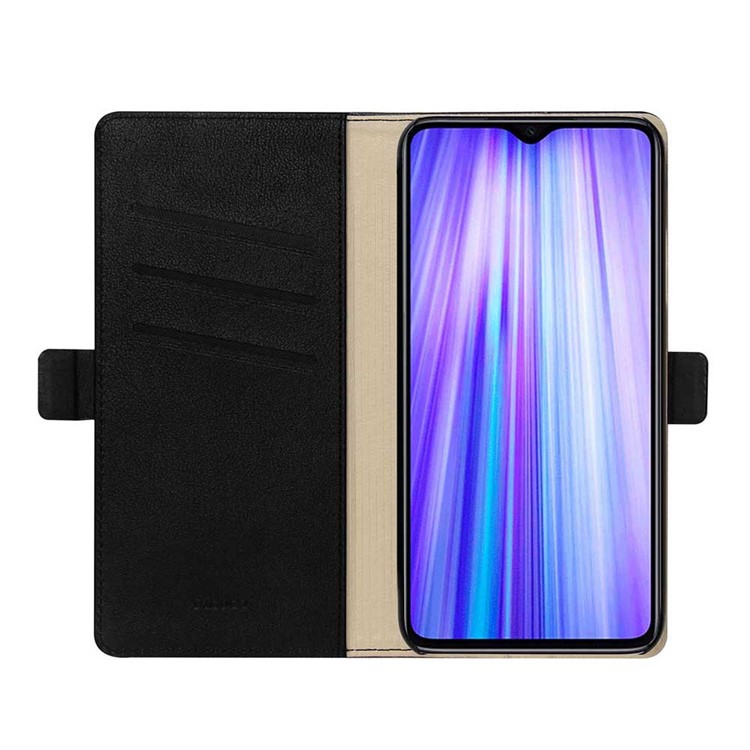 DZGOGO Milo Series Leather Wallet Case for Xiaomi Redmi Note 8 Pro - Black-3