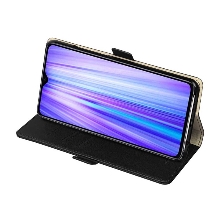 DZGOGO Milo Series Leather Wallet Case for Xiaomi Redmi Note 8 Pro - Black-4