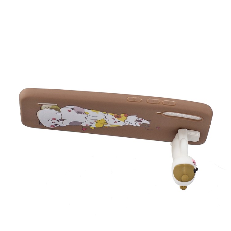Kickstand 3D Animal Doll Pattern Printing TPU Back Phone Covering for Xiaomi Mi CC9e / Mi A3 - Squirrels-5