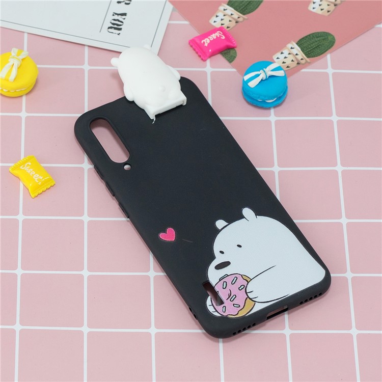 Stylish TPU IMD Shell Cover for Xiaomi Mi CC9/Mi CC9 Meitu Edition/Mi 9 Lite - Ice Bear-6