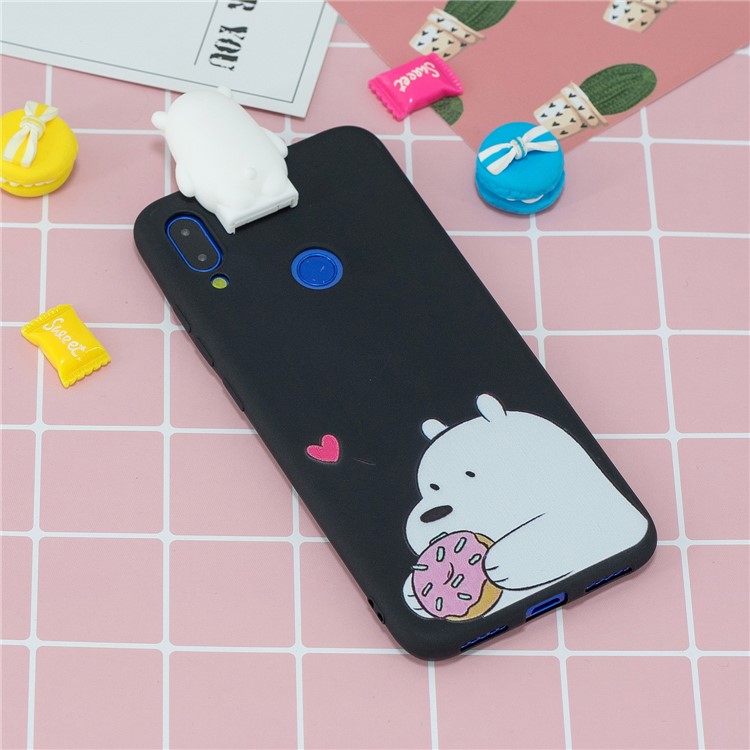 Stylish Cool TPU IMD Casing for Xiaomi Redmi Note 7 / Note 7 Pro (India) / Note 7S - Ice Bear-6