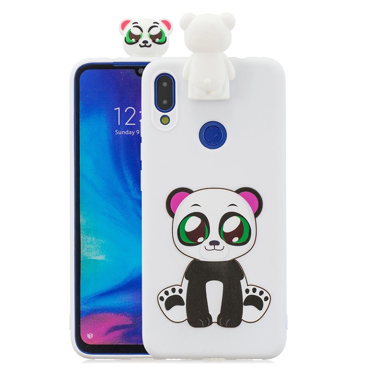 Stylish Cool TPU IMD Casing for Xiaomi Redmi Note 7 / Note 7 Pro (India) / Note 7S - Cute Panda-1
