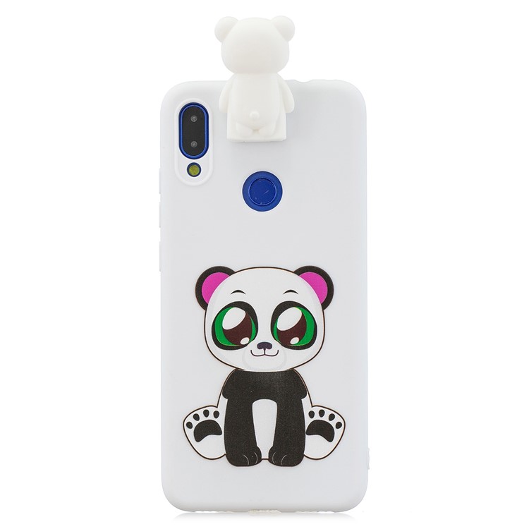 Stylish Cool TPU IMD Casing for Xiaomi Redmi Note 7 / Note 7 Pro (India) / Note 7S - Cute Panda-2