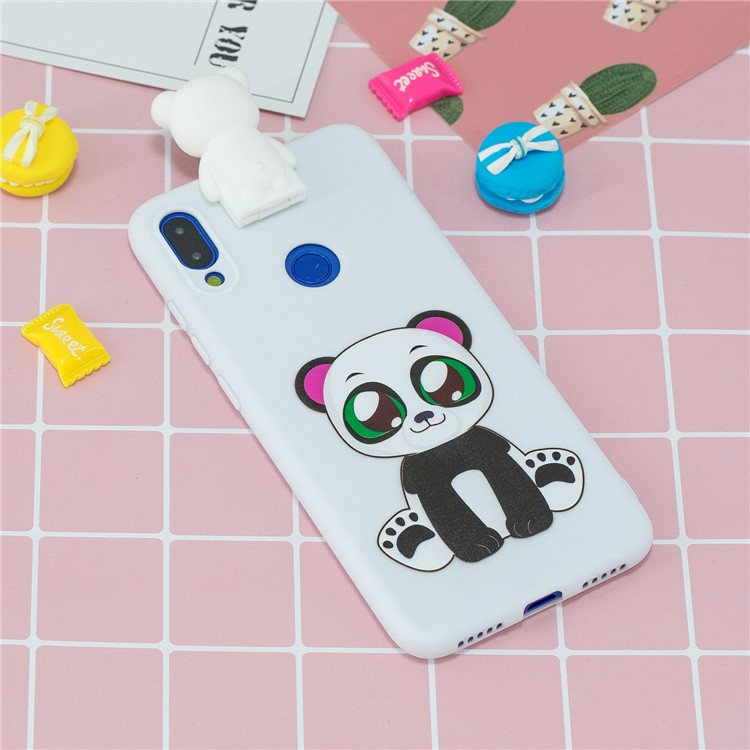 Stylish Cool TPU IMD Casing for Xiaomi Redmi Note 7 / Note 7 Pro (India) / Note 7S - Cute Panda-6