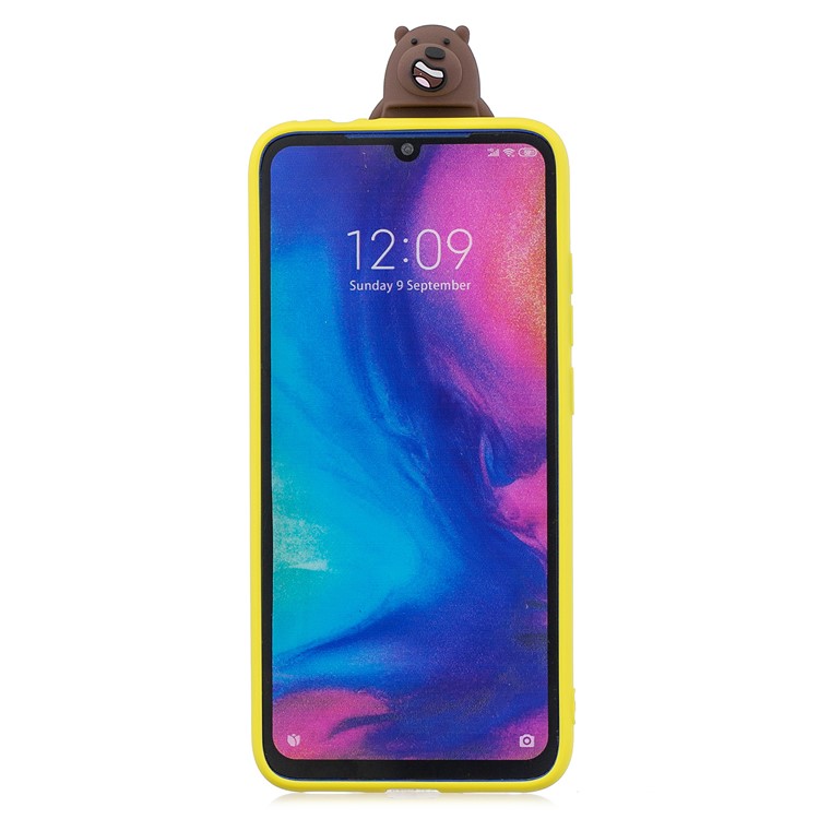 Stylish Cool TPU IMD Casing for Xiaomi Redmi Note 7 / Note 7 Pro (India) / Note 7S - Grizzly Bear-3
