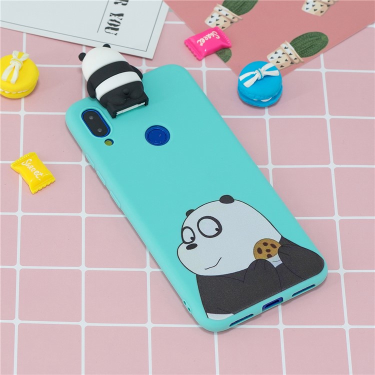 Stylish Cool TPU IMD Casing for Xiaomi Redmi Note 7 / Note 7 Pro (India) / Note 7S - Panda-6