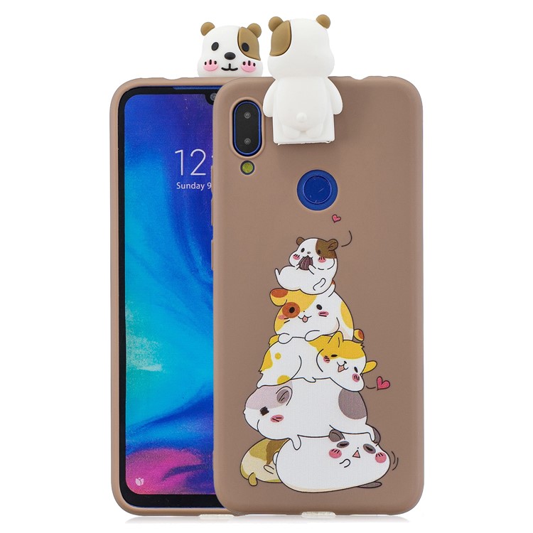 Stylish Cool TPU IMD Casing for Xiaomi Redmi Note 7 / Note 7 Pro (India) / Note 7S - Rabbits-1