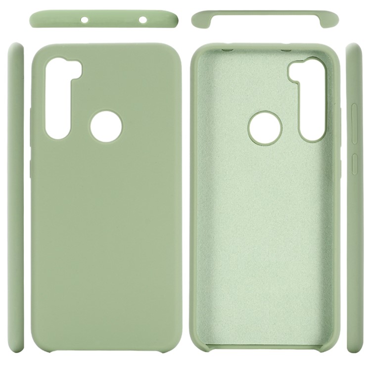 Liquid Silicone Covering for Xiaomi Redmi Note 8 - Green-2