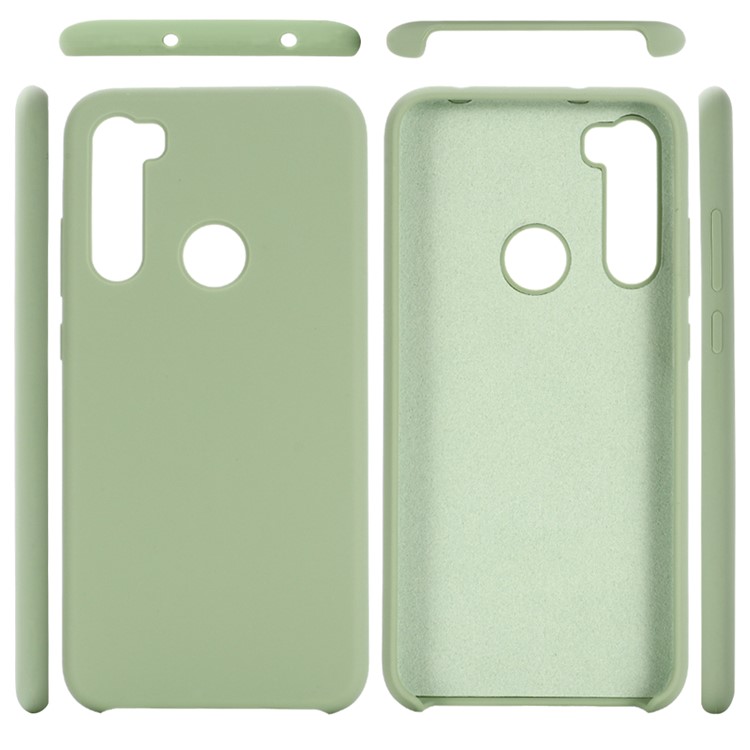 Couvre De Silicone Liquide Pour Xiaomi Redmi Note 8 - Vert-2