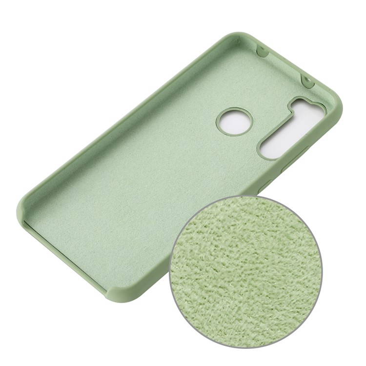 Couvre De Silicone Liquide Pour Xiaomi Redmi Note 8 - Vert-3