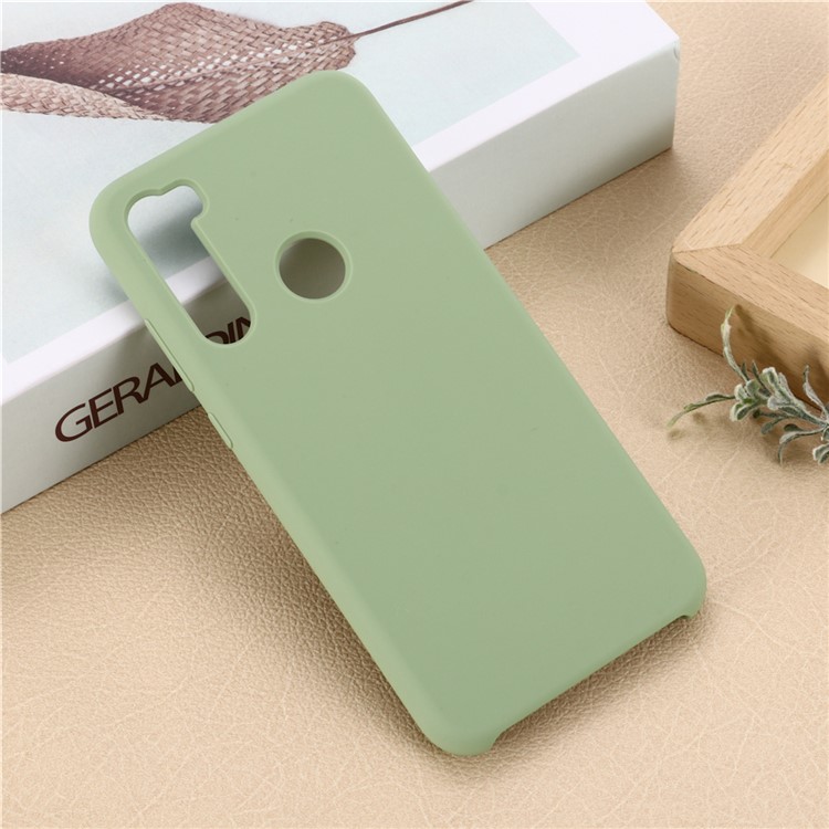 Couvre De Silicone Liquide Pour Xiaomi Redmi Note 8 - Vert-6