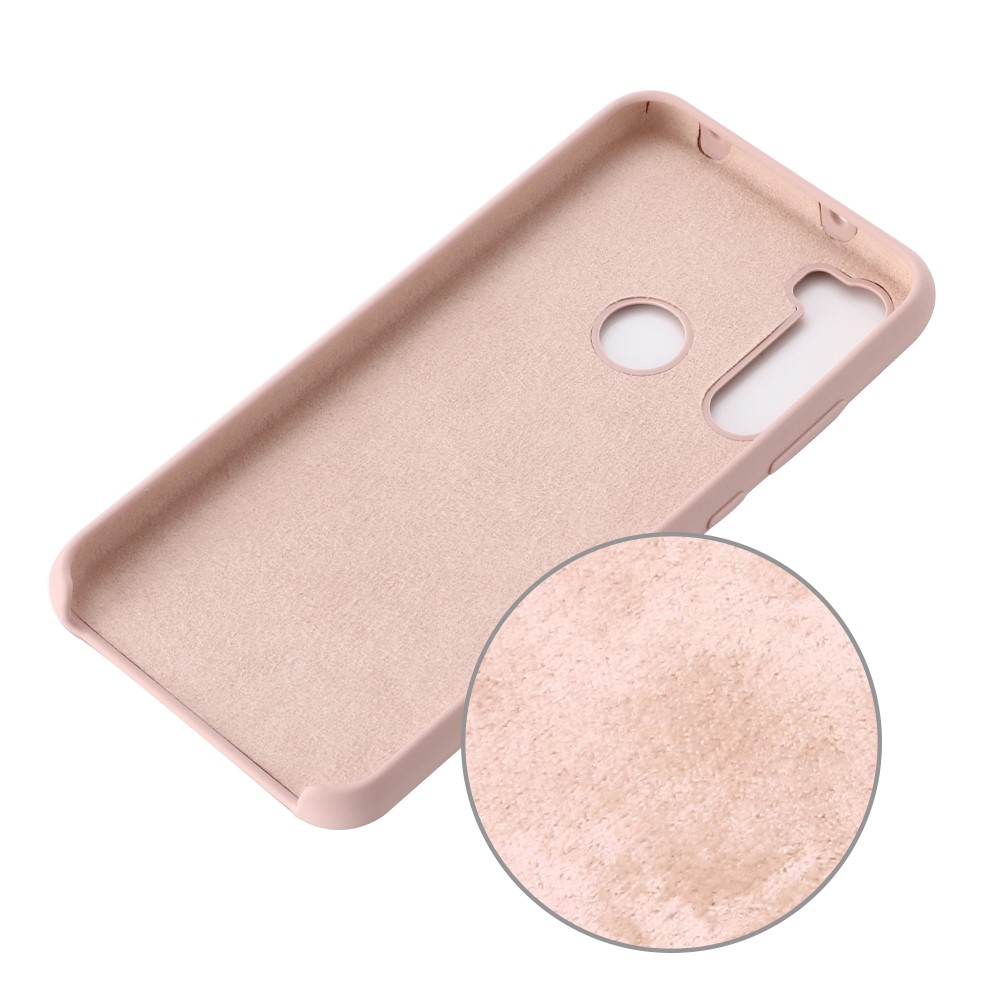 Liquid Silicone Covering for Xiaomi Redmi Note 8 - Pink-3